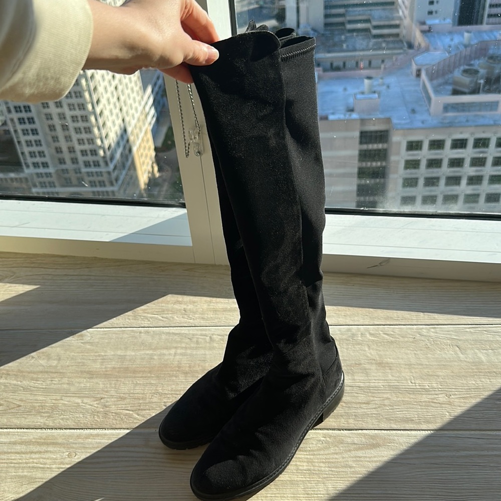 Stuart Weitzman Over The Knee Suede Boots